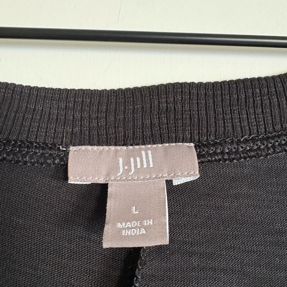 J.Jill Short Sleeve Women’s Black Dress - Picture 6 of 7